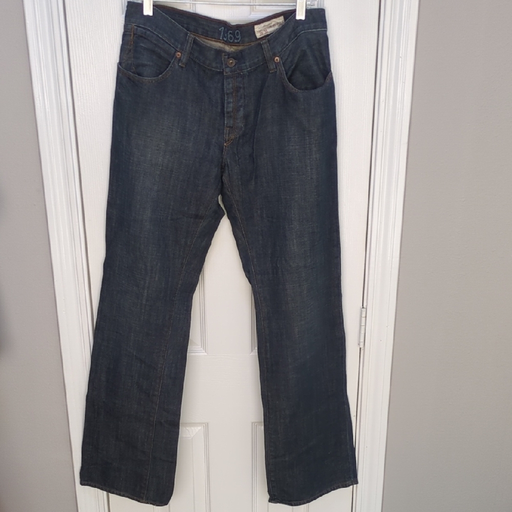 Gap 1969 Men's Low Rise Bootcut Denim Jeans - Dark Blue 32x32